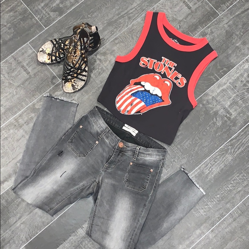 The Rolling Stones Graphic Sleeveless Tee